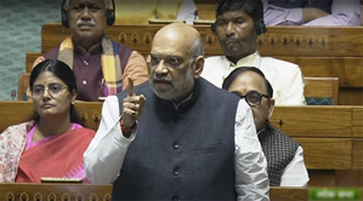 जम्मू कश्मीर पर चर्चा के दौरान टीएमसी सांसद की टिप्पणी पर भड़के अमित शाह